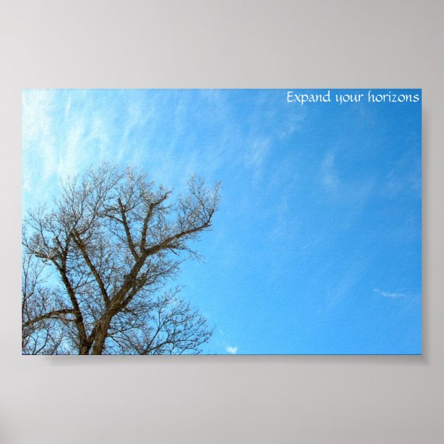 Erweitern Sie Ihren Horizont Poster (Vorne)