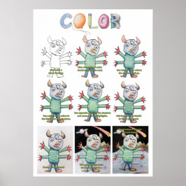 Erweiterte Farbplakate Poster