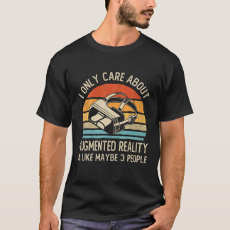 Erweiterte Realität AR Liebe Virtual Reality VR Ad T-Shirt