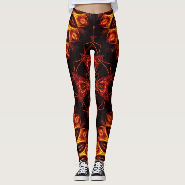 Erweitertes Kreuz Leggings (Vorderseite)