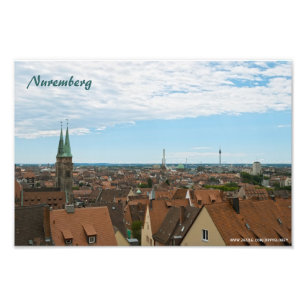 Erweiterung des Fotos von Nürnberg Fotodruck