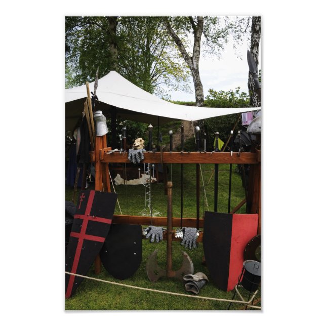 Erweiterung des mittelalterlichen Fotos Fotodruck (Vorne)