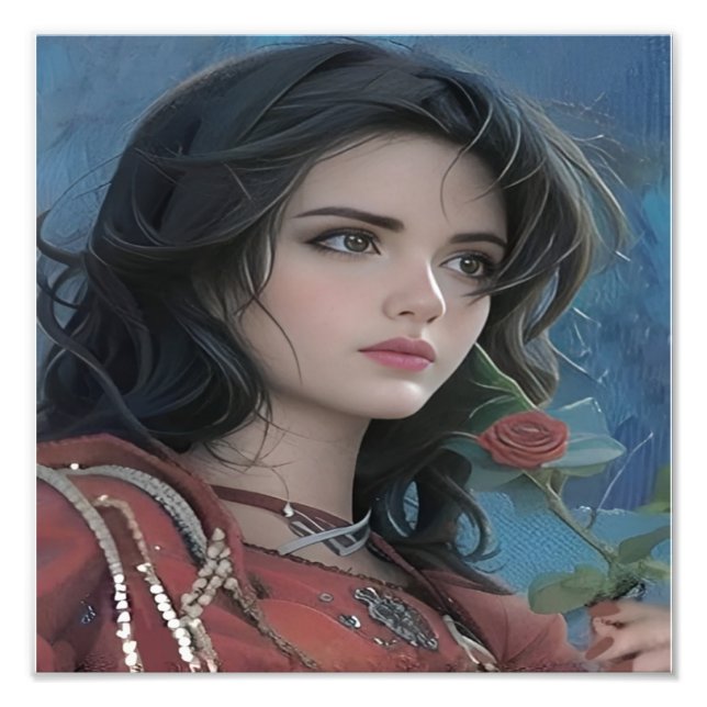 Erweiterung des niedlichen Fotos Fotodruck (Vorne)