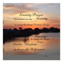 ERWEITERUNG DES SERENITY PRAYER-FOTOS