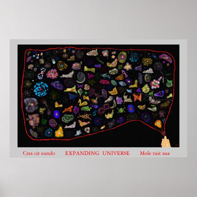 Erweiterung des Universums Poster (Vorne)