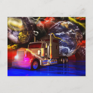 Erweiterung des Universums Postkarte