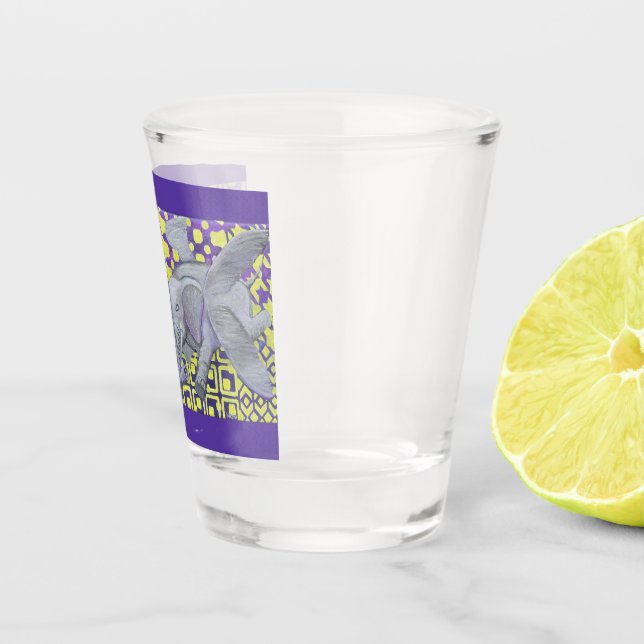 Erweiterung mit vier Fotos Schnapsglas (Rechts)