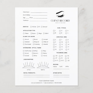 Erweiterung von Eyelash-Client-Datensätzen // Bera Flyer