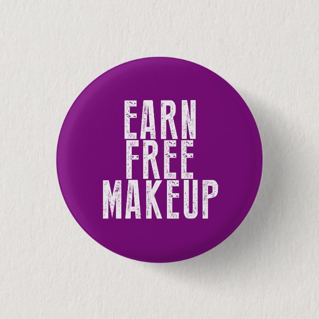 Erwerben Sie freies Make-up - Younique Button (Vorderseite)