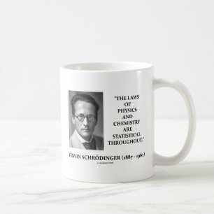 Erwin Schrödinger Physik Chemistry Statistical Kaffeetasse