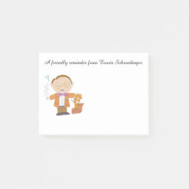 Erwin Schrödinger Post-it Klebezettel