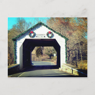 Erwinna Covered Bridge Postkarte