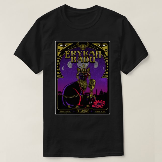 Erykah Badu Classic T - Shirt (Design vorne)