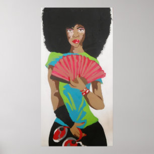 Erykah Badu: Dame Soul Poster