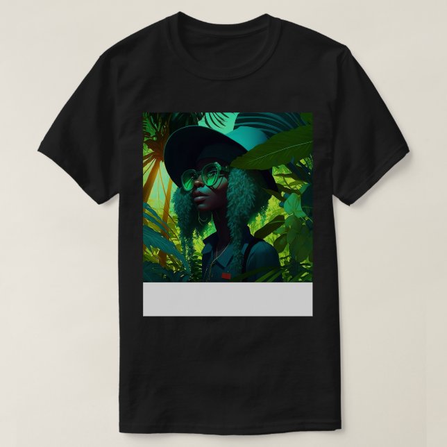 Erykah Badu Original Fan Kunst T-Shirt (Design vorne)