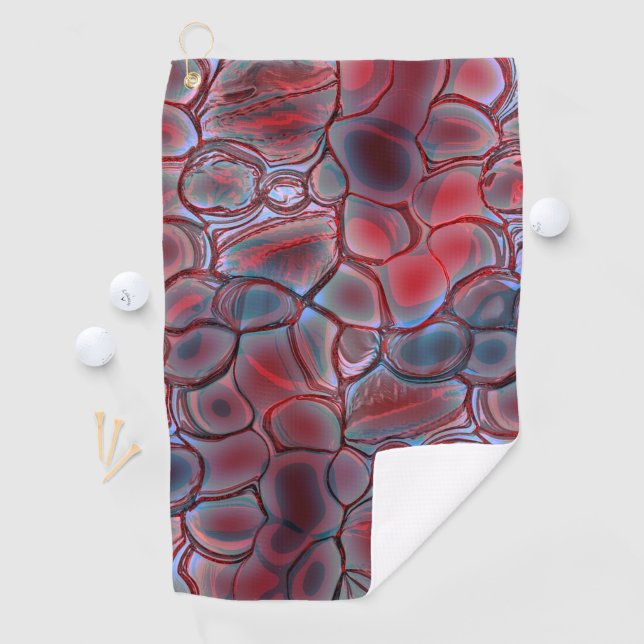 Erythrozytengewebe mit weicher Lichtflare oder auf Golfhandtuch (Insitu)