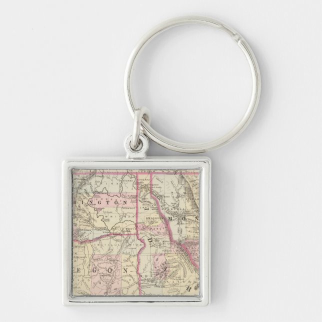 Erz, Wash, Ida, Mont Schlüsselanhänger (Vorne)