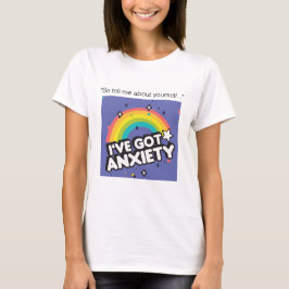 ''Erzähl mal was über dich selbst....'' Ich habe A T-Shirt
