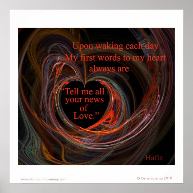 Erzähl mir all deine Neuigkeiten über Liebe. Poster (Vorne)