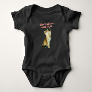Erzähl mir nicht, wie ich Geschenke von Meme Cat L Baby Strampler