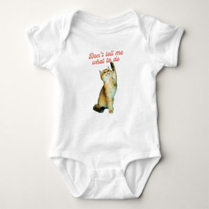 Erzähl mir nicht, wie ich Geschenke von Meme Cat L Baby Strampler