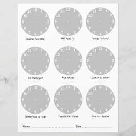 Erzählen Sie die Arbeitsblätter