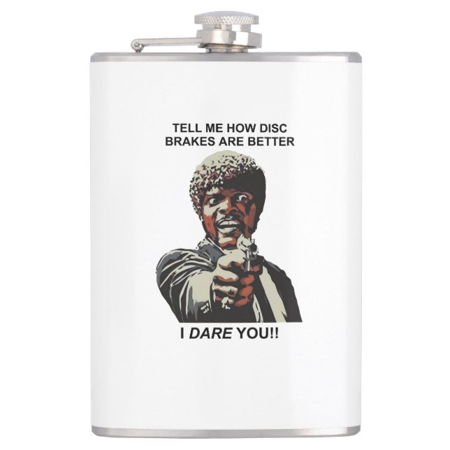 Erzählen Sie mir, wie Festplatten besser sind Flachmann (Vorderseite)