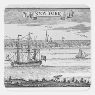 Erzählende und kritische Geschichte von Amerika Quadratischer Aufkleber