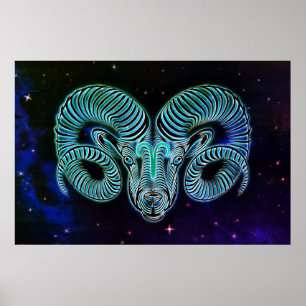 erzählt das Widder-Zodiakposter Poster