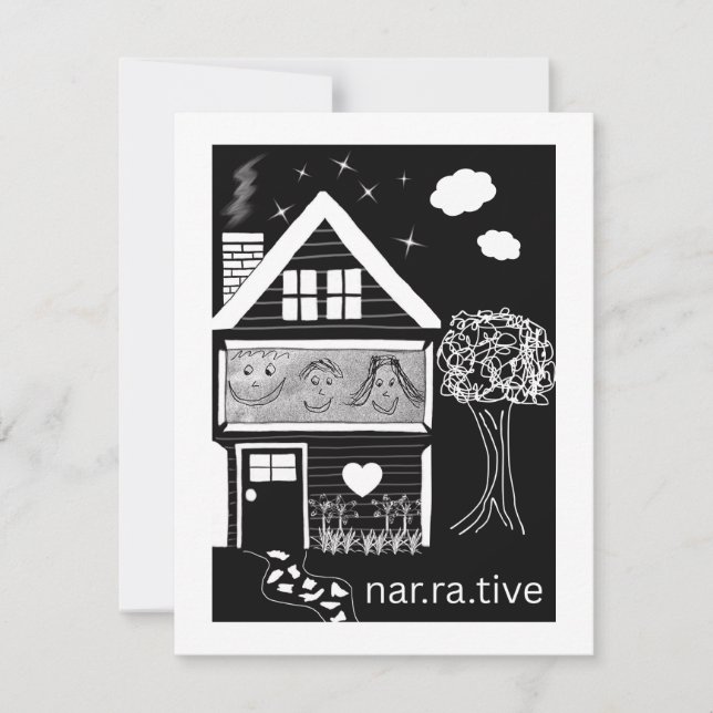 Erzählung Feiertagskarte (Vorderseite)