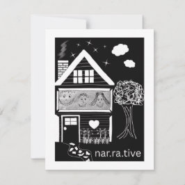 Erzählung Feiertagskarte