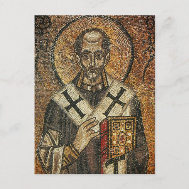 Erzbischof von Konstantinopel Postkarte (Vorderseite)
