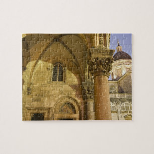 Erzbischofspalast-Arkaden mit Dubrovniker Kathedra Puzzle