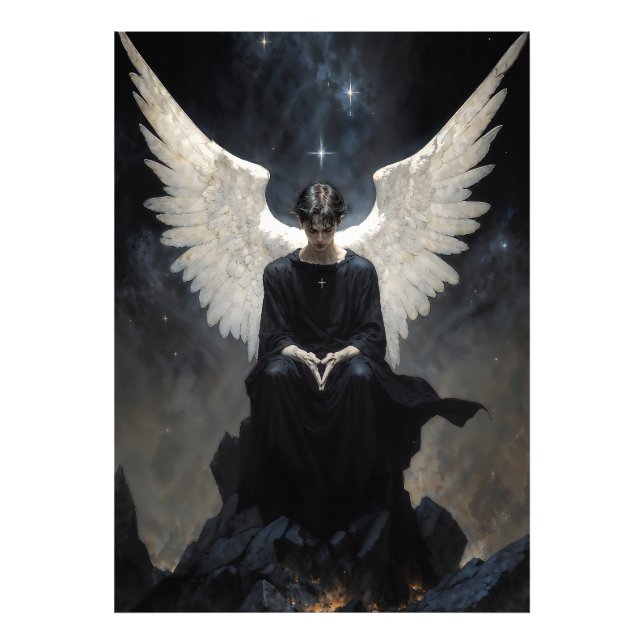 Erzengel Azrael,  Fotodruck (Vorne)