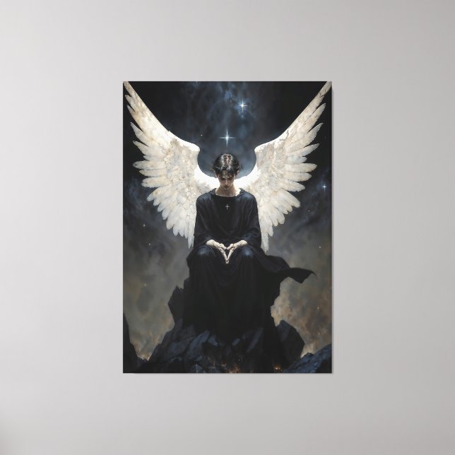 Erzengel Azrael,  Leinwanddruck (Vorderseite)