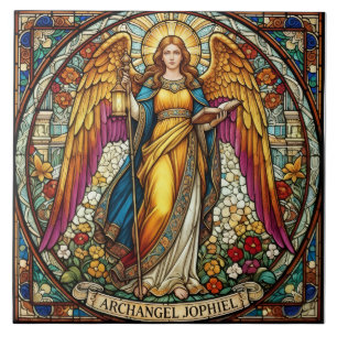 Erzengel Jophiel Engel der Schönheit und Kreativit Fliese