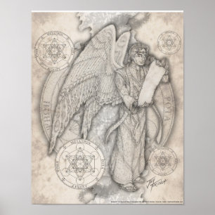 Erzengel Metatron Druck Poster