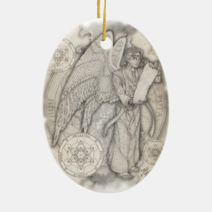 Erzengel Metatron Verzierung Keramik Ornament