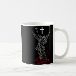 Erzengel Michael besiegt Satan Kaffeetasse