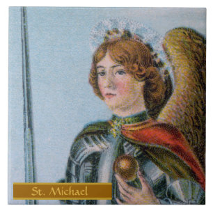 Erzengel Michael (Detail; M 017) Fliese