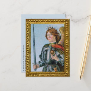 Erzengel Michael (Detail; M 017) Postkarte