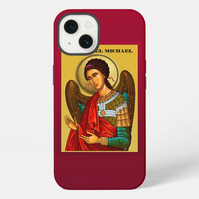 Erzengel Michael iPhone Hülle (Rückseite)