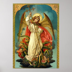 Erzengel-Michael-Lech-Plakat Poster