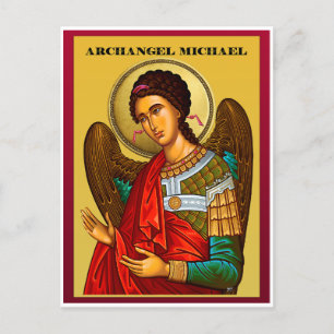 Erzengel Michael Postkarte