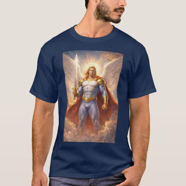 Erzengel Michael T-Shirt (Vorderseite)