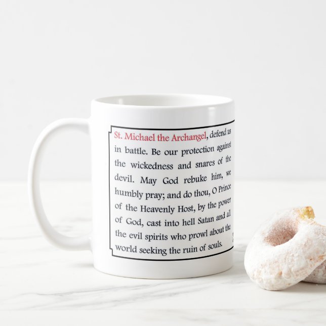 Erzengel Michael Tasse (Mit Donut)