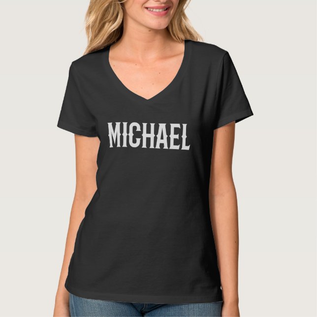 Erzengel Michael Traditioneller Katholischer P T-Shirt (Vorderseite)