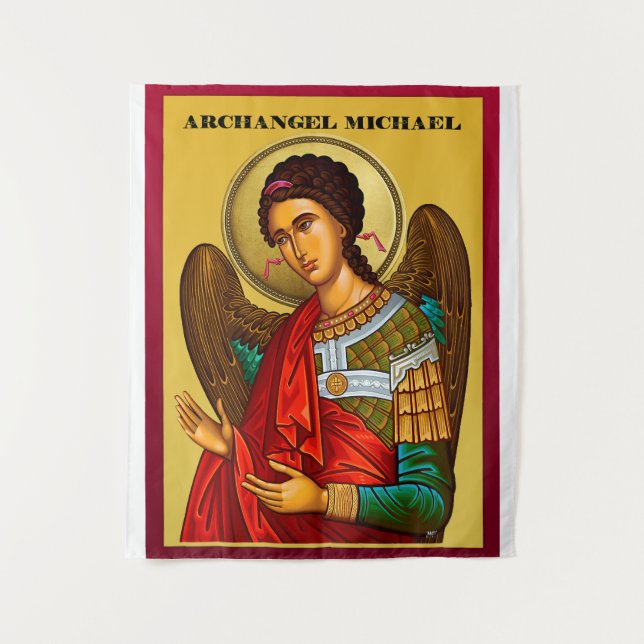 Erzengel Michael Wandteppich (Vorderseite)