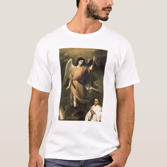 Erzengel-RAPHAEL mit Bischof Domonte T-Shirt (Vorderseite)