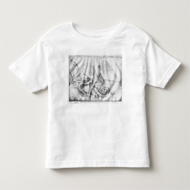 Erzengel St Michael, c.1450 Kleinkind T-shirt (Vorderseite)